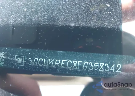 2015 Chevrolet Silverado 1500 1Lt from USA, damaged, VIN 3GCUKREC8FG358342